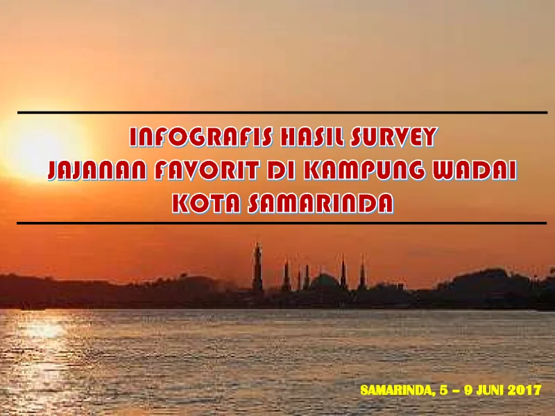 Infografis survey jajanan kampung wadai