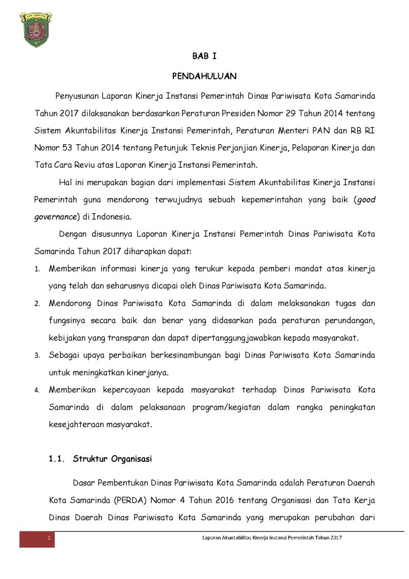 LAKIP Dinas Pariwisata 2017