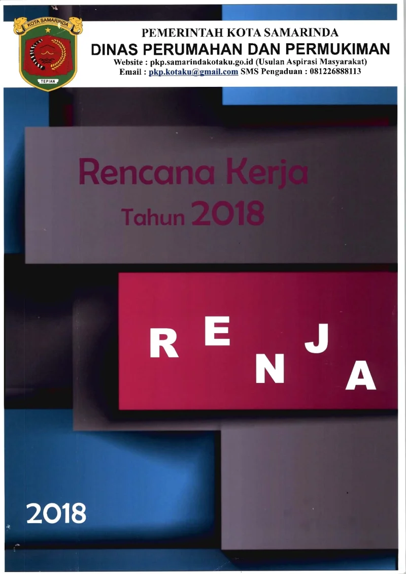 RENJA Dinas Perumahan dan Permukiman 2018