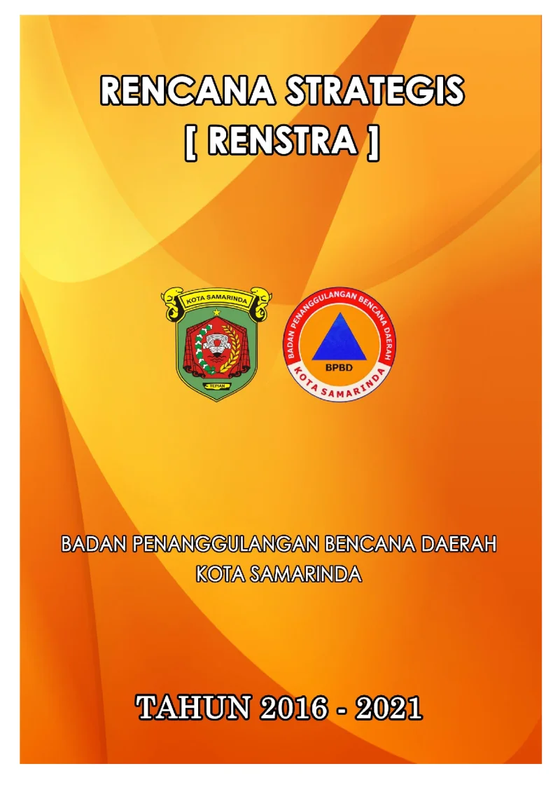 RENSTRA Badan Penanggulangan Bencana Daerah 2016-2021