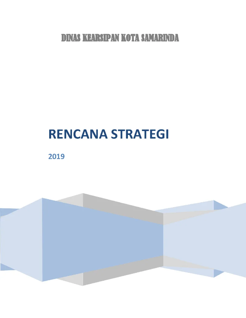 Renstra Dinas Kearsipan 2016 - 2021