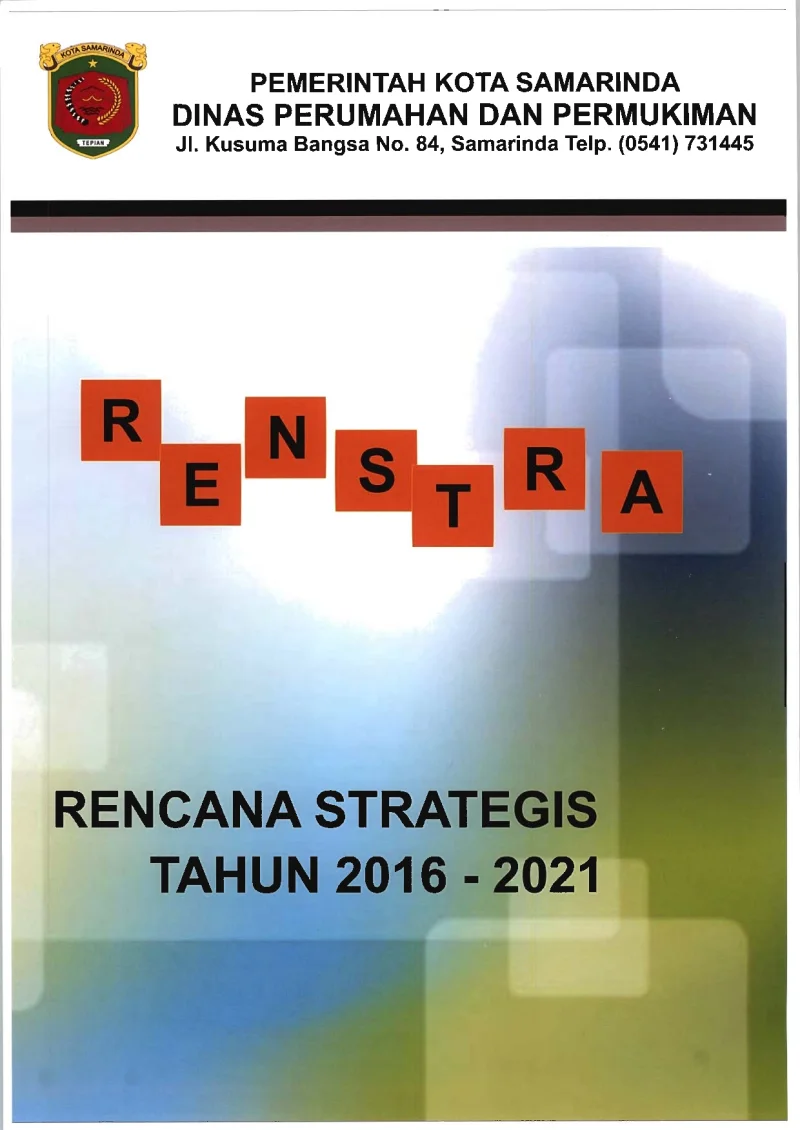 RENSTRA Dinas Perumahan dan Permukima 2016-2021