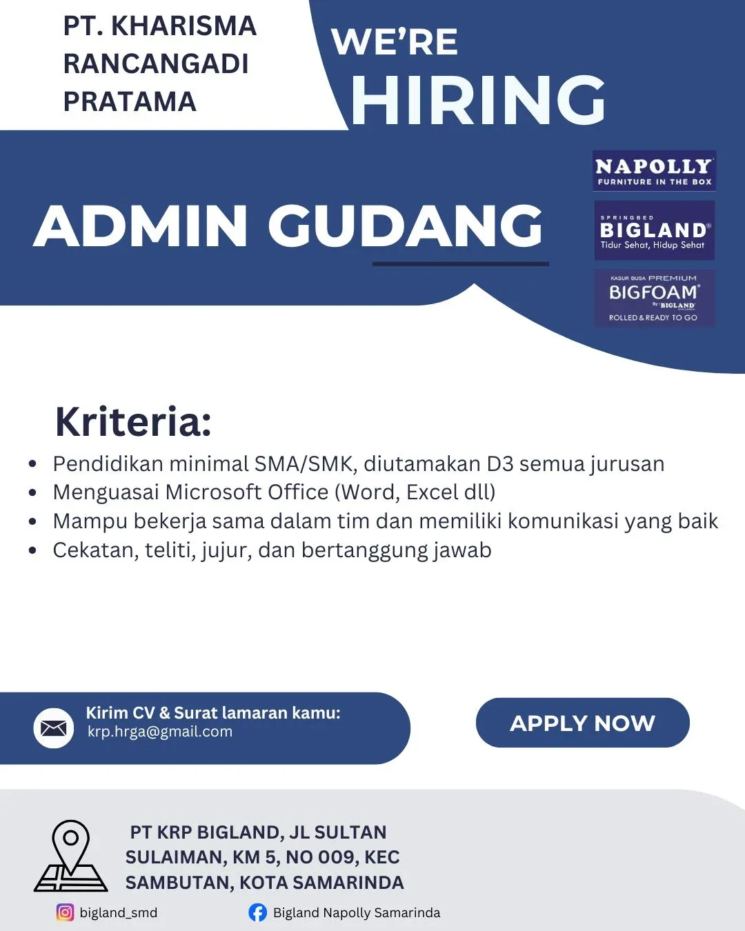 admin gudang