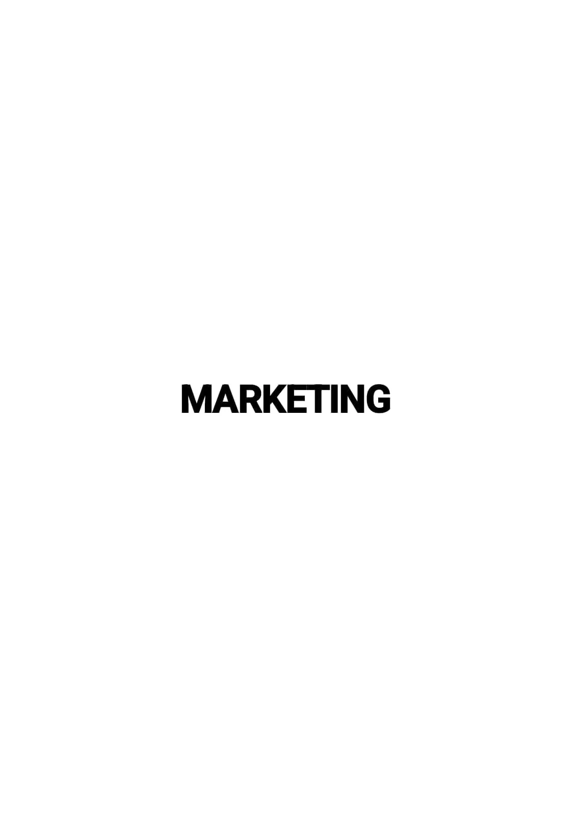 marketing
