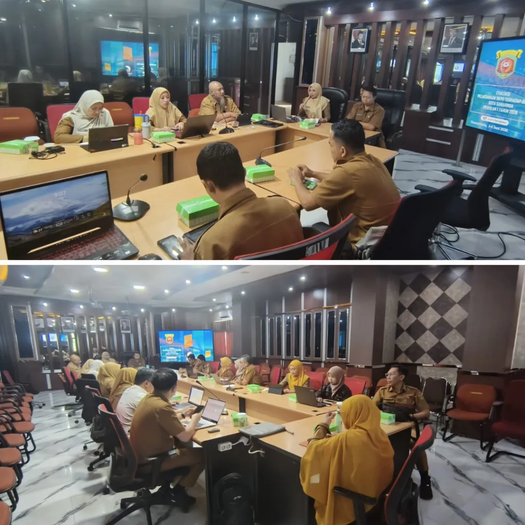 BAPPERIDA Samarinda Gelar Rapat Konsinyasi Data Hasil Evaluasi RKPD Triwulan I Tahun 2026