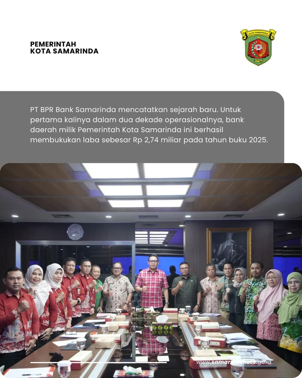 Cetak Laba Perdana Rp 2,74 Miliar dalam 20 Tahun, Bank Samarinda Siap Ekspansi Digital