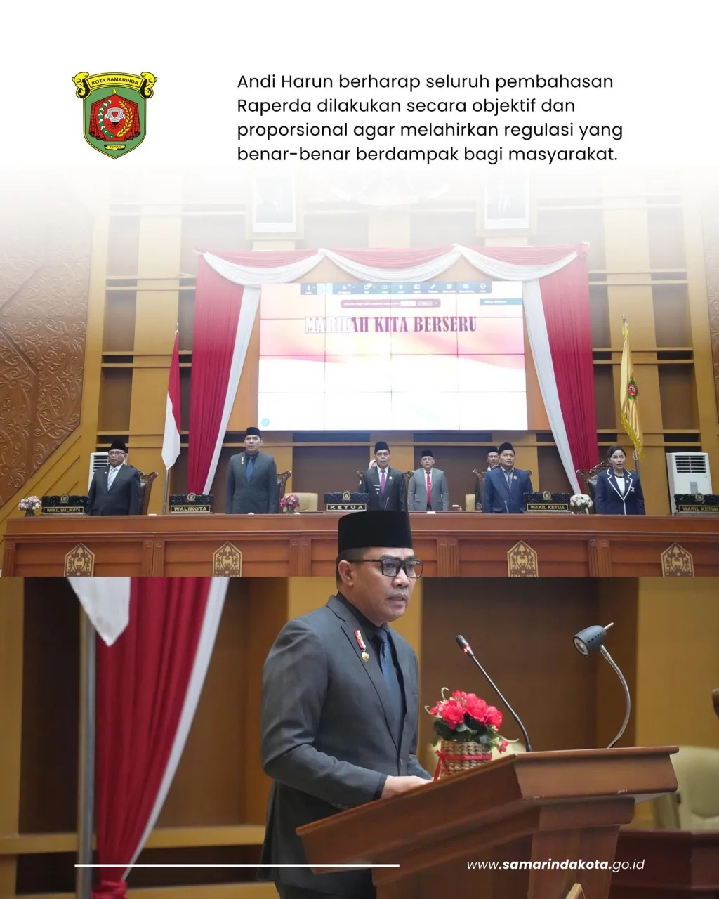 Enam Raperda di Luar Propemperda 2026 Disepakati, Wali Kota Tekankan Perda Jangan Sekadar FormalitasEnam Raperda di Luar Propemperda 2026 Disepakati, Wali Kota Tekankan Perda Jangan Sekadar Formalitas