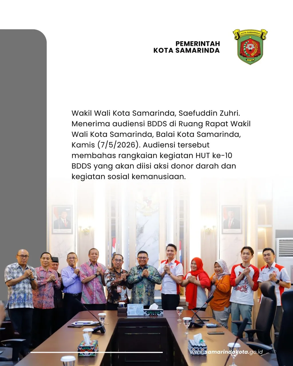 Jelang HUT ke-10 BDDS Bertabur Doorprize, Saefuddin Zuhri Ajak Warga Donor Darah: Bawa Manfaat dan Rezeki