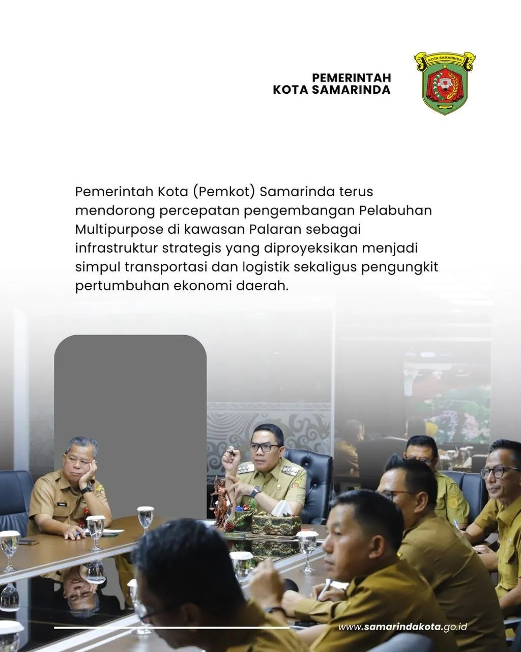 Pemkot Samarinda Bahas Akses Jalan Pelabuhan Multipurpose Palaran, Wali Kota Dorong Kajian Komprehensif