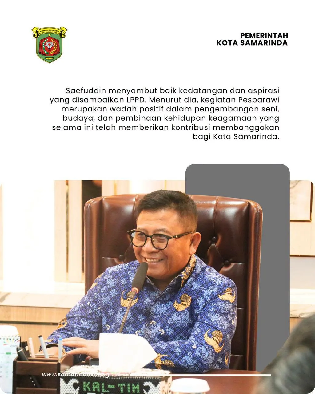 Saefuddin Zuhri: Tetap Berjuang Beri yang Terbaik di Pesparawi