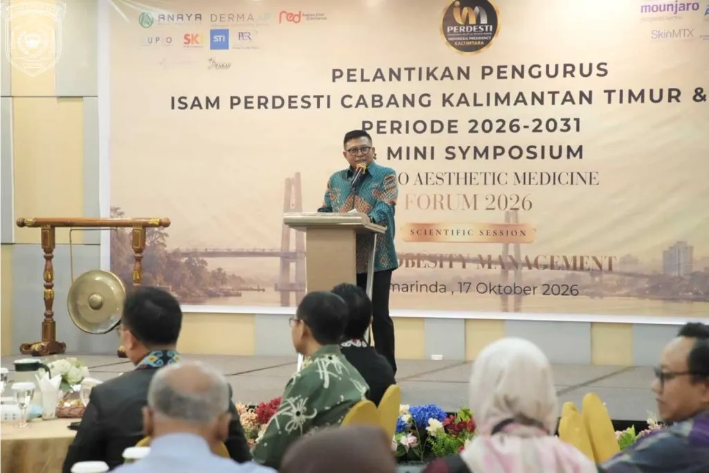 Wawali Samarinda Hadiri Pelantikan Pengurus PERDESTI Kaltim-Kaltara, Dorong Peningkatan Kualitas Kedokteran Estetika