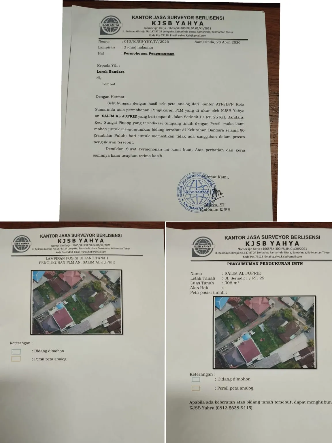 PERMOHONAN PENGUMUMAN