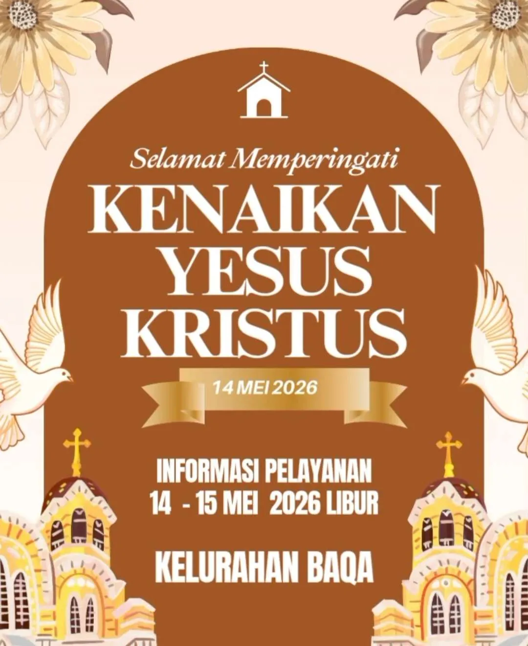 Ucapan Selamat Memperingati Kenaikan Yesus Kristus 14 Mei 2026 