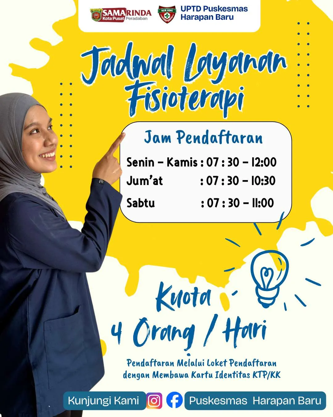 Jadwal Layanan Fisioterapi