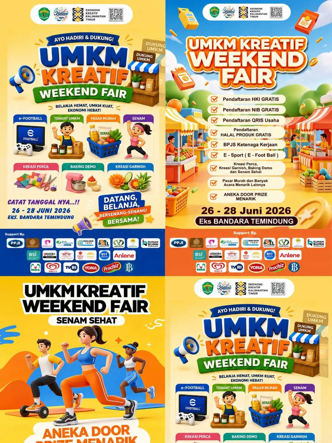 UMKM Weekend Fair 2026 tanggal 26-28 Juni 2026