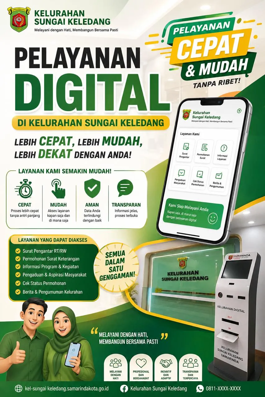 Pelayanan Digital Kelurahan Sungai Keledang