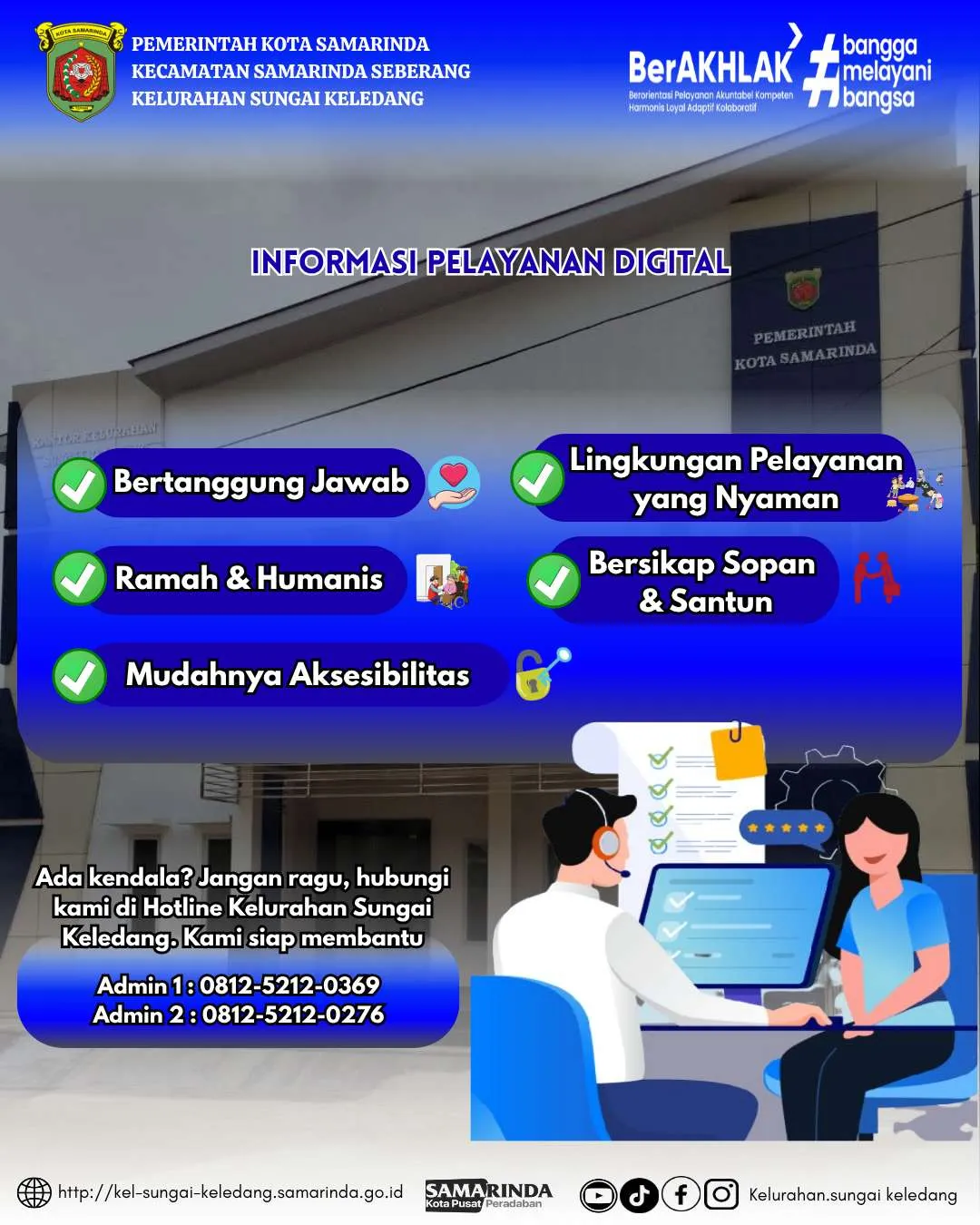  PENGUMUMAN LAYANAN DIGITAL KELURAHAN SUNGAI KELEDANG