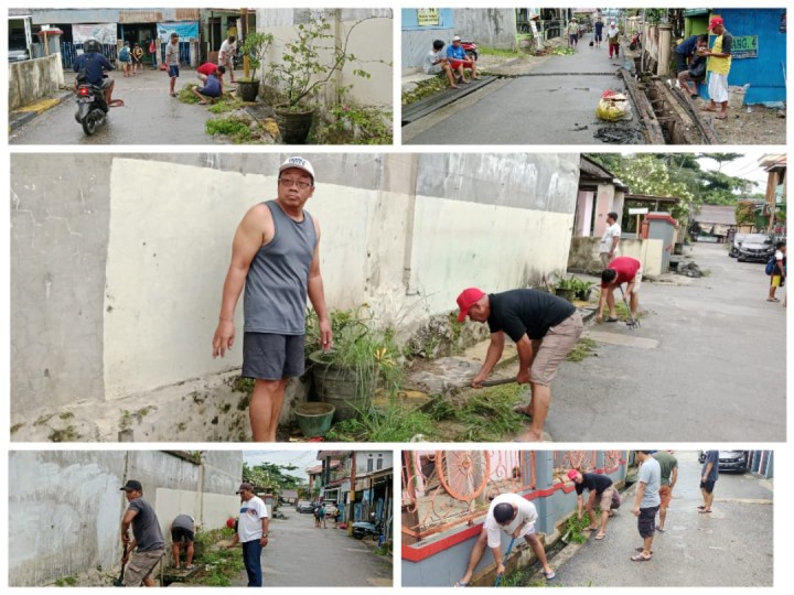 Gotong Royong  di Wilayah RT.09, RT.10, RT.55, RT.51, RT.41, dan RT.47
