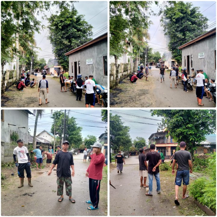 Gotong Royong  di Wilayah RT.09, RT.10, RT.55, RT.51, RT.41, dan RT.47