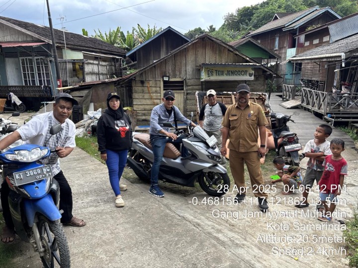 Pengecekan titik 0% pekerjaan PROBEBAYA oleh Pokmas Dahlia