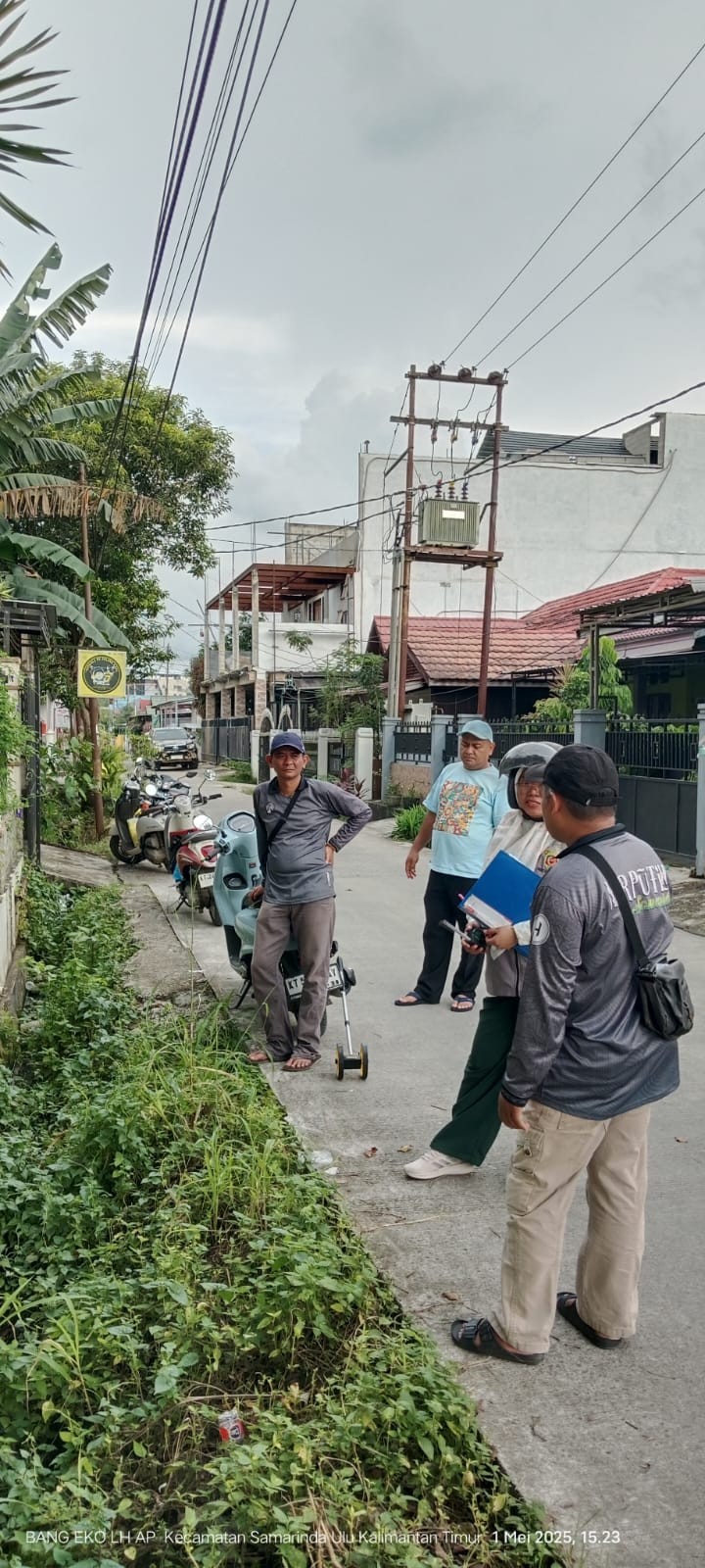 Pengecekan titik 0% pekerjaan PROBEBAYA oleh Pokmas Melati