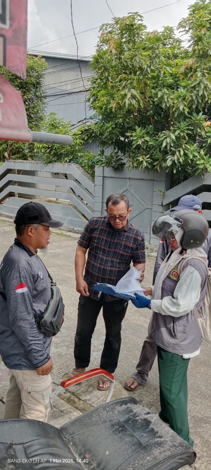 Pengecekan titik 0% pekerjaan PROBEBAYA oleh Pokmas Melati