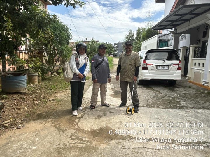 Pengecekan titik 0% pekerjaan PROBEBAYA oleh Pokmas Melati