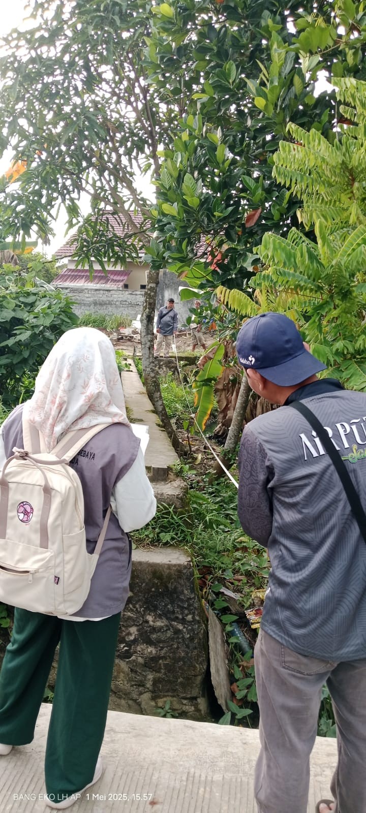 Pengecekan titik 0% pekerjaan PROBEBAYA oleh Pokmas Melati