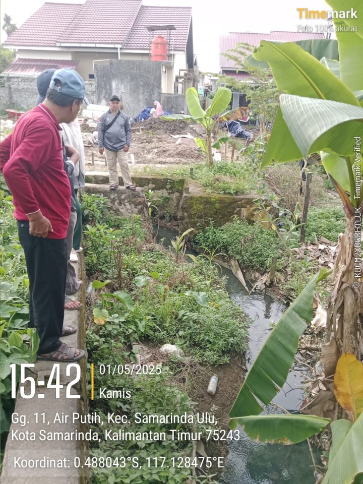 Pengecekan titik 0% pekerjaan PROBEBAYA oleh Pokmas Melati