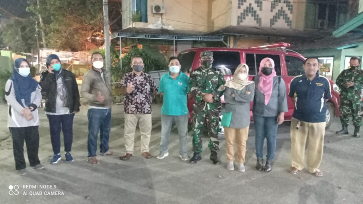 Razia Bersama Tim SATGAS COVID dan Kelurahan Bandara tanggal 21 Mei 2021 di CELCIUS