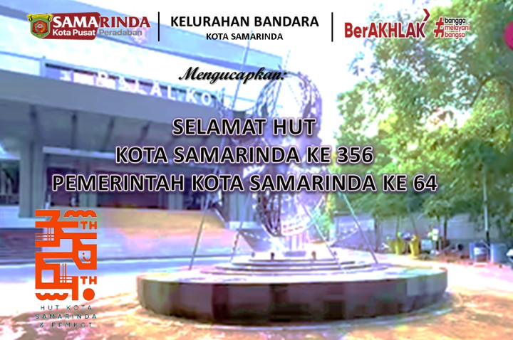 HUT KOTA SAMARINDA KE 356 PEMERINTAH KOTA SAMARINDA KE 64 TAHUN  2024
