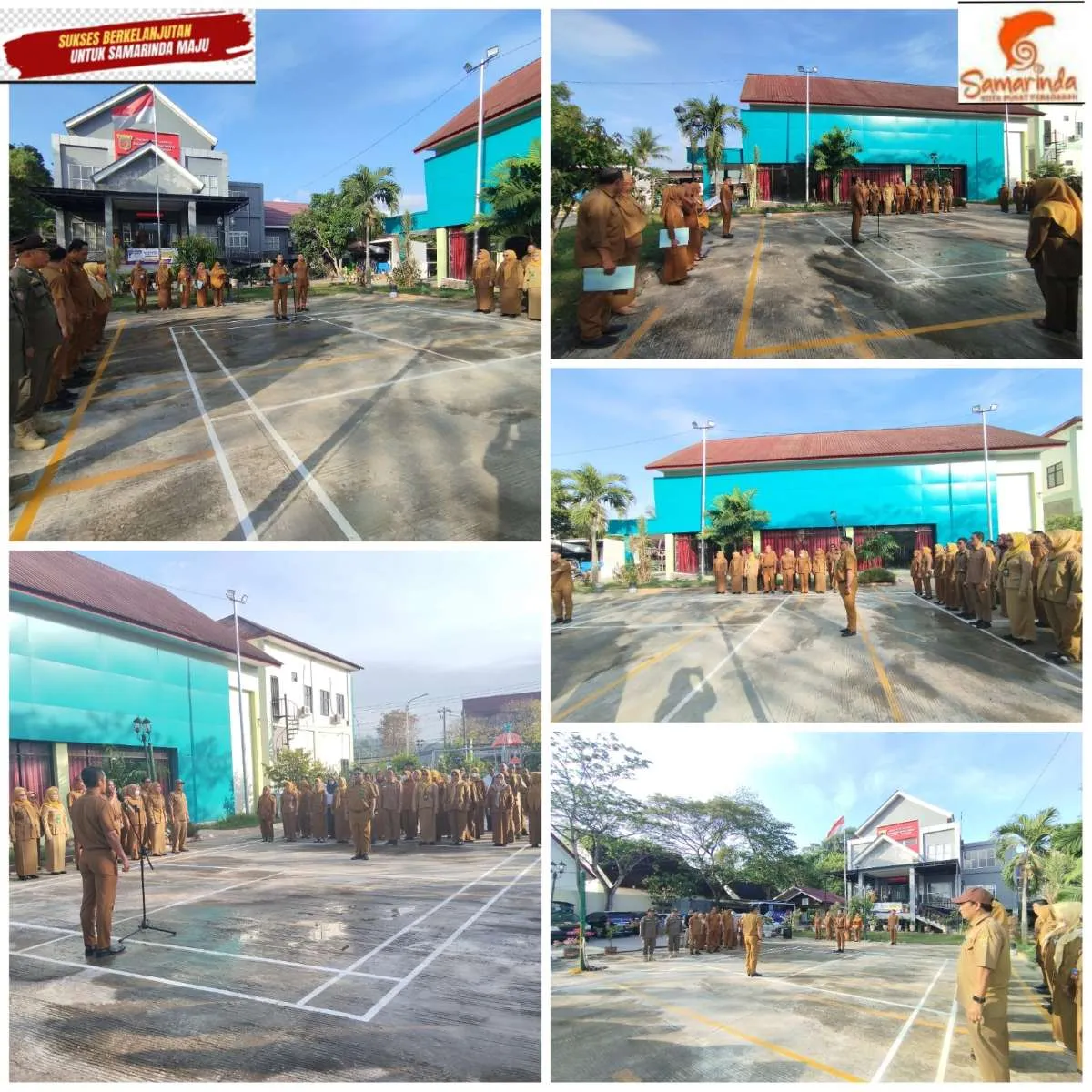 Senin, 4 Mei 2026
Apel Pagi Gabungan di Kecamatan Sungai Pinang
Dipimpin oleh Plt. Camat
Diikuti oleh Lurah, Sekretaris Lurah, Kasi Ekobang dan LH, Kasi Pemerintahan, Kasi Kesra dan staf Kelurahan Bandara
