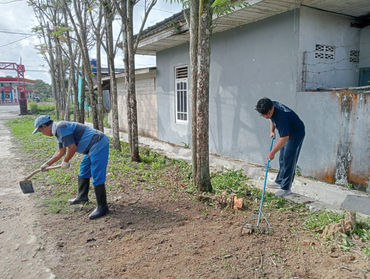 Gotong Royong Perencanaan Menyambut Kegiatan Acara Temu Tani Bersama Walikota