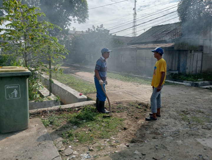 Gotong Royong Perencanaan Menyambut Kegiatan Acara Temu Tani Bersama Walikota
