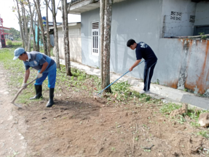 Gotong Royong Perencanaan Menyambut Kegiatan Acara Temu Tani Bersama Walikota