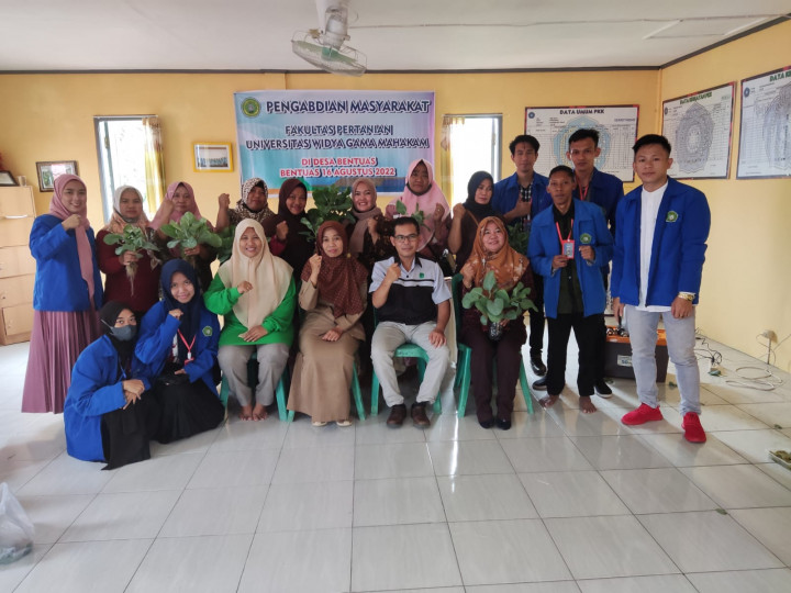 Penyuluhan Hidroponik bersama Tim Penggerak PKK, Lurah serta Mahasiswa KKN Fakultas Pertanian Universitas Widyagama
