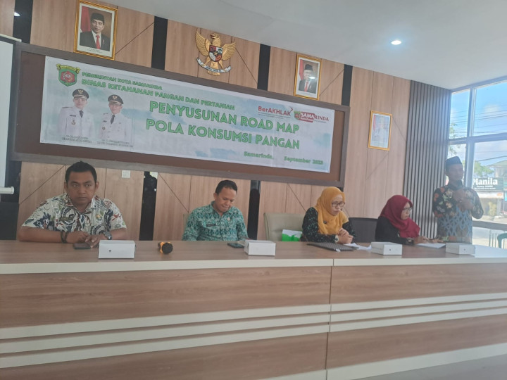 Penyusunan Road Map Pola Konsumsi Pangan oleh Dinas Ketahanan Pangan dan Pertanian Kota Samarinda
