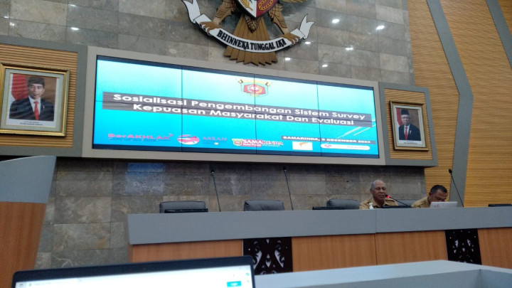 Sosialisasi Pengembangan Sistem Survey Kepuasan Masyarakat Dan Evaluasi/ Bimtek SIPPN, Yang dihadiri langsung oleh Pak Seklur Kelurahan bantuas