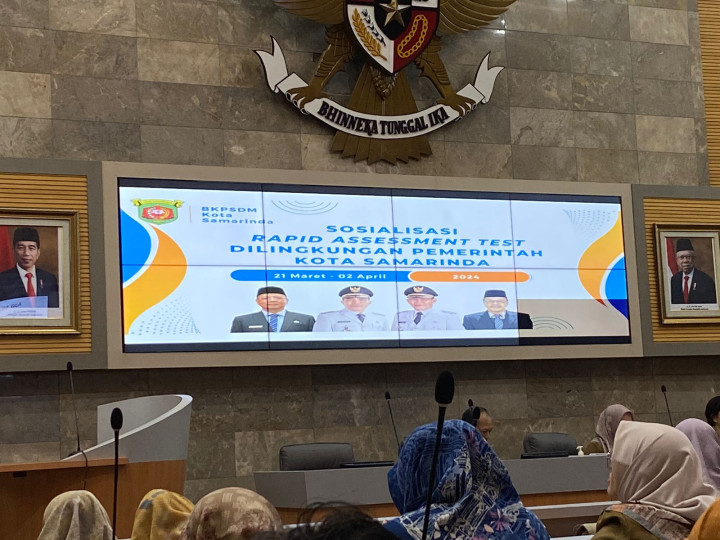 Sosialisasi Rapid Test di Lingkungan Pemerintahan Kota Samarinda