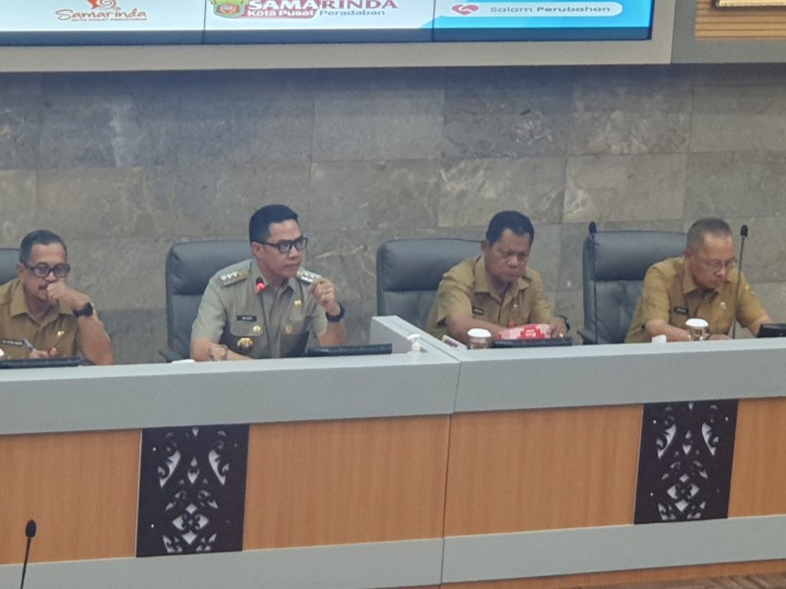 Kegiatan Rapat Koordinasi di Balaikota Samarinda