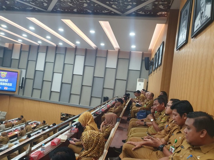 Kegiatan Rapat Koordinasi di Balaikota Samarinda