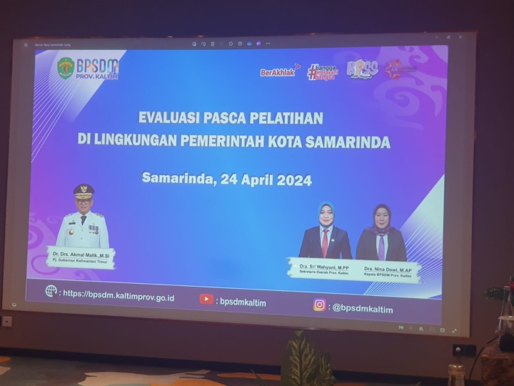 Kegiatan Evaluasi Pasca Pelatihan Di Lingkungan Pemerintahan Kota Samarinda.