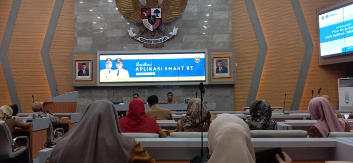 Kegiatan Sosialisasi Aplikasi Smart RT Fitur Gotong Royong