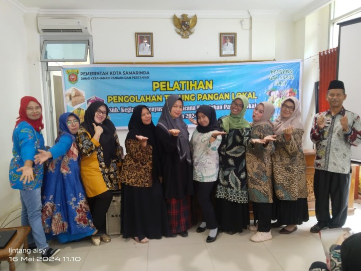 Kegiatan Pelatihan Pengolahan tepung Pangan Lokal, Oleh Dinas Ketahanan Pangan dan Pertanian.