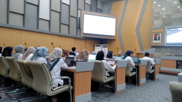Sosialisasi Bimbingan Teknik Aplikasi Srikandi V3 di Ruang Mangkupalas Lt. II
