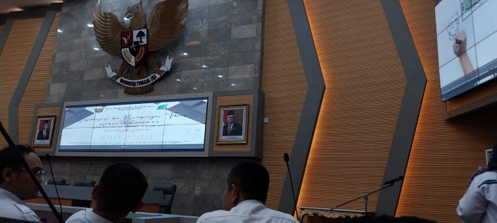 Sosialisasi Bimbingan Teknik Aplikasi Srikandi V3 di Ruang Mangkupalas Lt. II