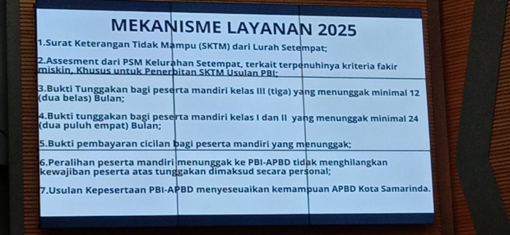 Rapat koordinasi pembahasan layanan kepesertaan BPJS PBI APBD Kota Samarinda tahun 2025