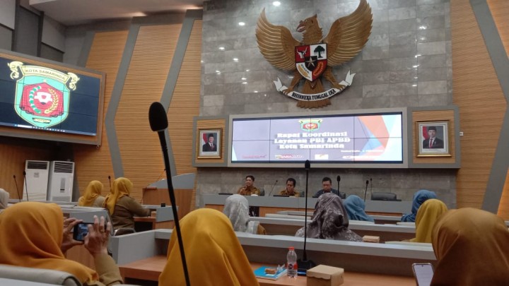 Rapat koordinasi pembahasan layanan kepesertaan BPJS PBI APBD Kota Samarinda tahun 2025
