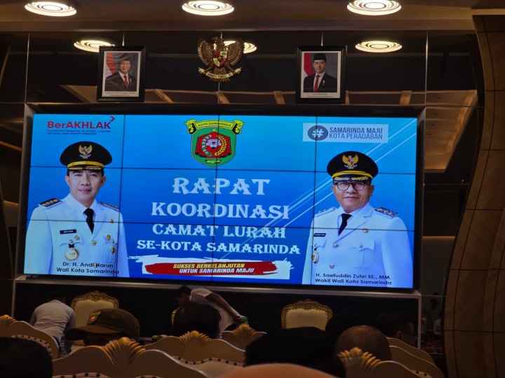 Rapat koordinasi Camat dan Lurah se-Kota Samarinda