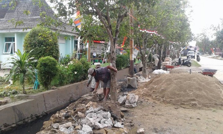 proyek pembangunan tahun 2017 kel. baqa